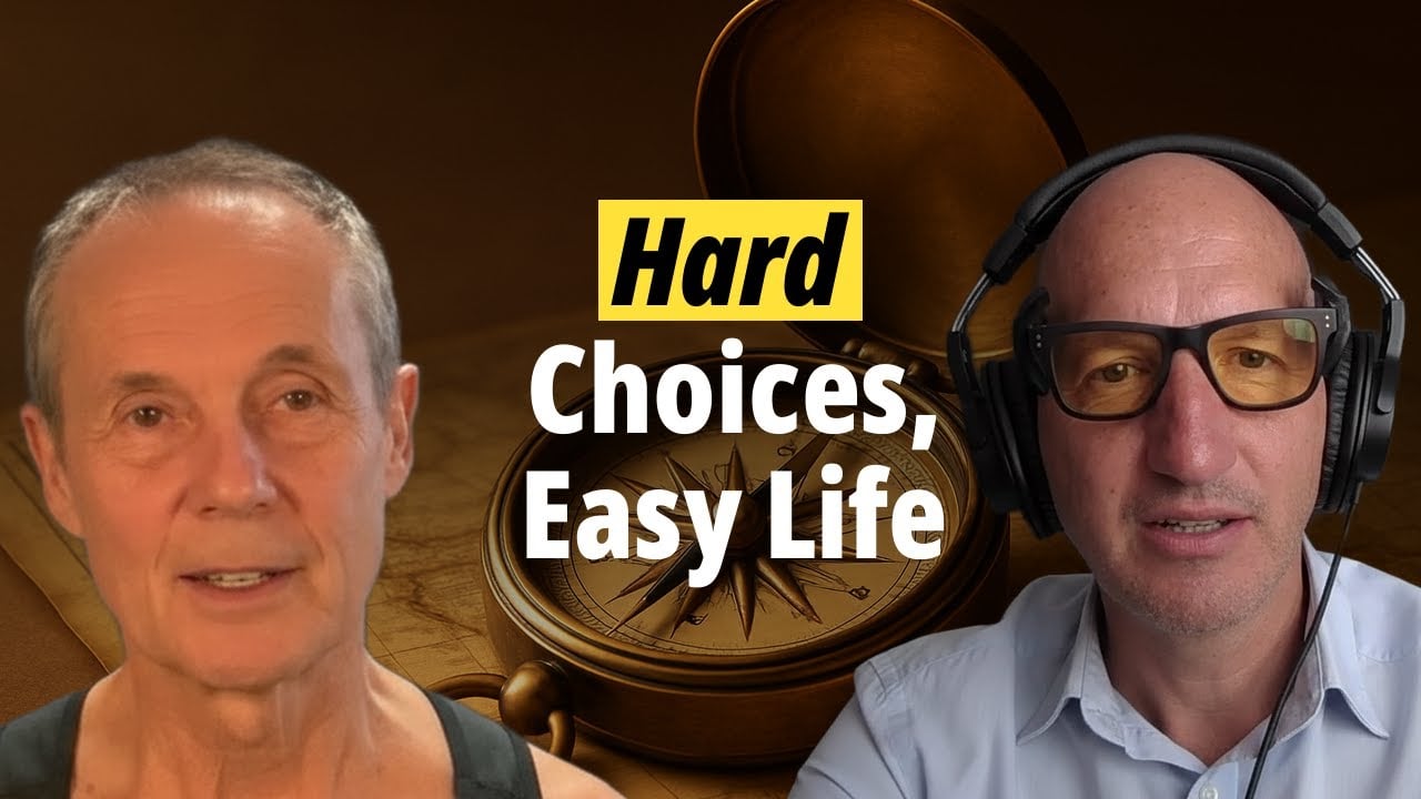 Anthony Hartcher with four-time world champion Jerzy Gregorek on The Happy Body